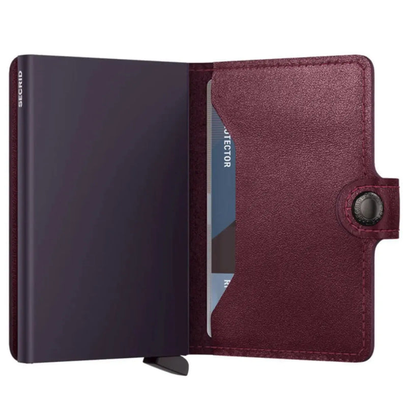 Secrid Miniwallet Compact RFID Wallet - Original Cranberry