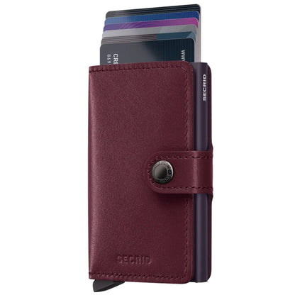 Secrid Miniwallet Compact RFID Wallet - Original Cranberry