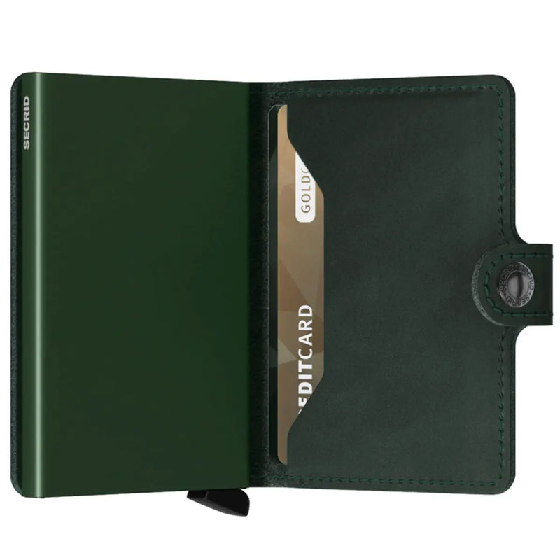Secrid Miniwallet Compact RFID Wallet - Original Green