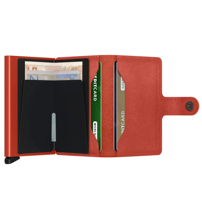 Secrid Miniwallet Compact RFID Wallet - Original Orange
