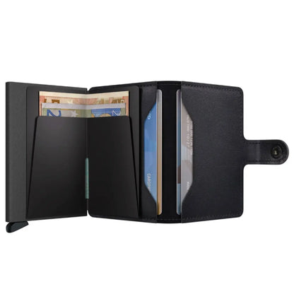 Secrid Miniwallet Compact RFID Wallet - Original Powder Black