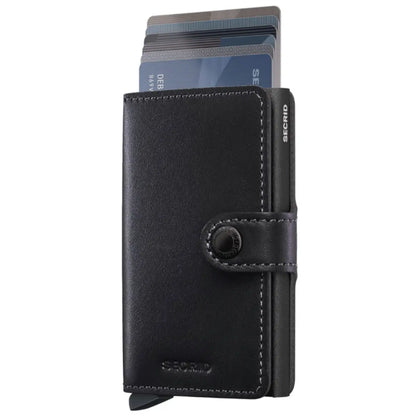 Secrid Miniwallet Compact RFID Wallet - Original Powder Black
