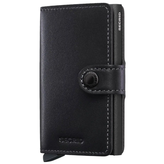 Secrid Miniwallet Compact RFID Wallet - Original Powder Black