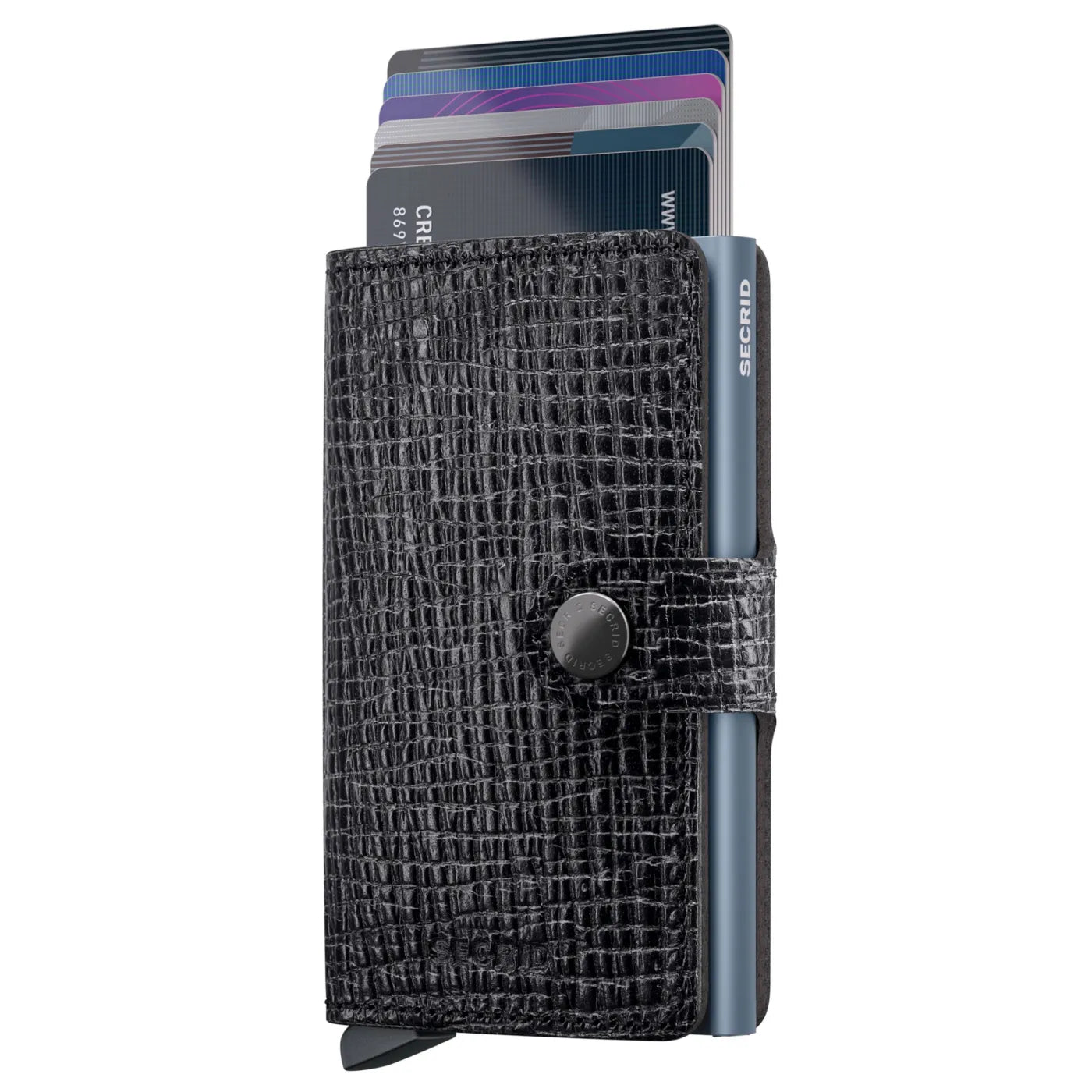 Secrid Miniwallet Compact RFID Wallet - Palmellato Black