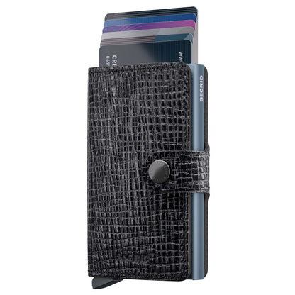 Secrid Miniwallet Compact RFID Wallet - Palmellato Black