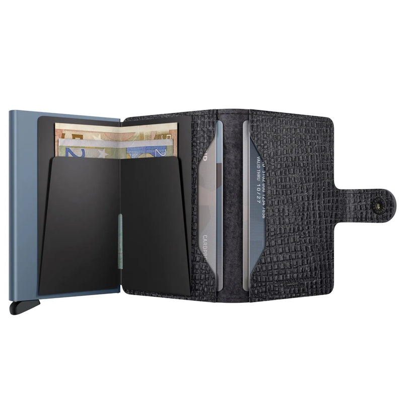 Secrid Miniwallet Compact RFID Wallet - Palmellato Black
