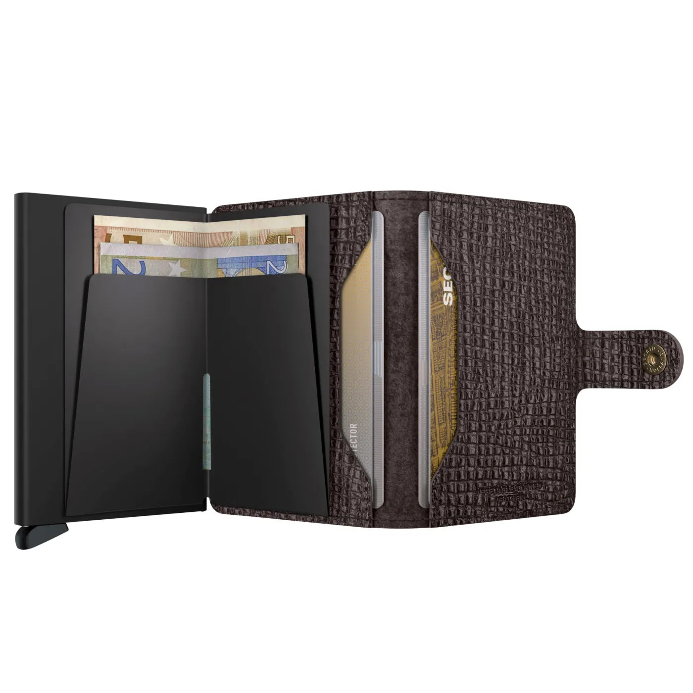 Secrid Miniwallet Compact RFID Wallet - Palmellato Brown