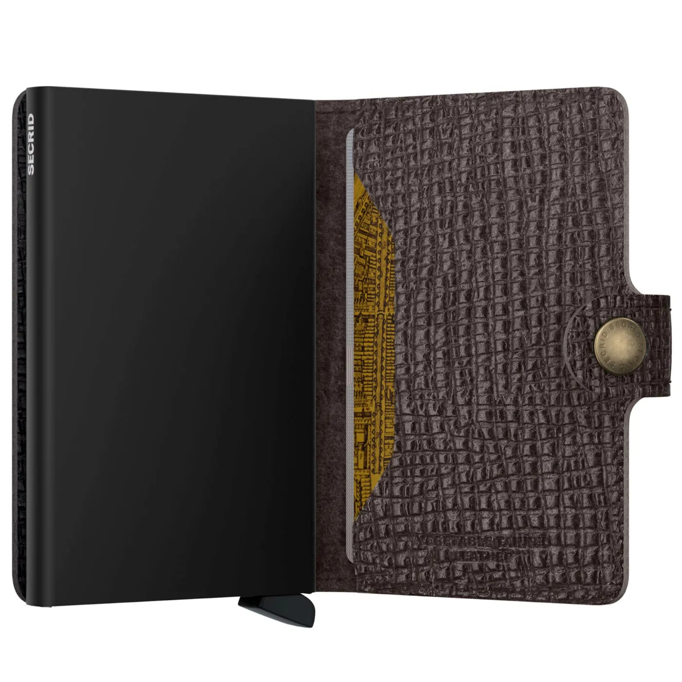 Secrid Miniwallet Compact RFID Wallet - Palmellato Brown