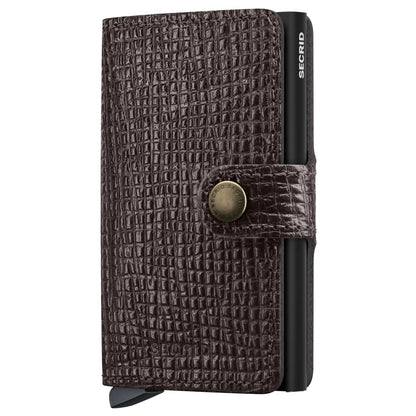 Secrid Miniwallet Compact RFID Wallet - Palmellato Brown