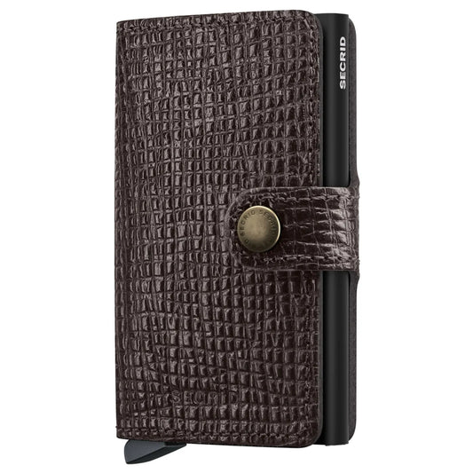 Secrid Miniwallet Compact RFID Wallet - Palmellato Brown