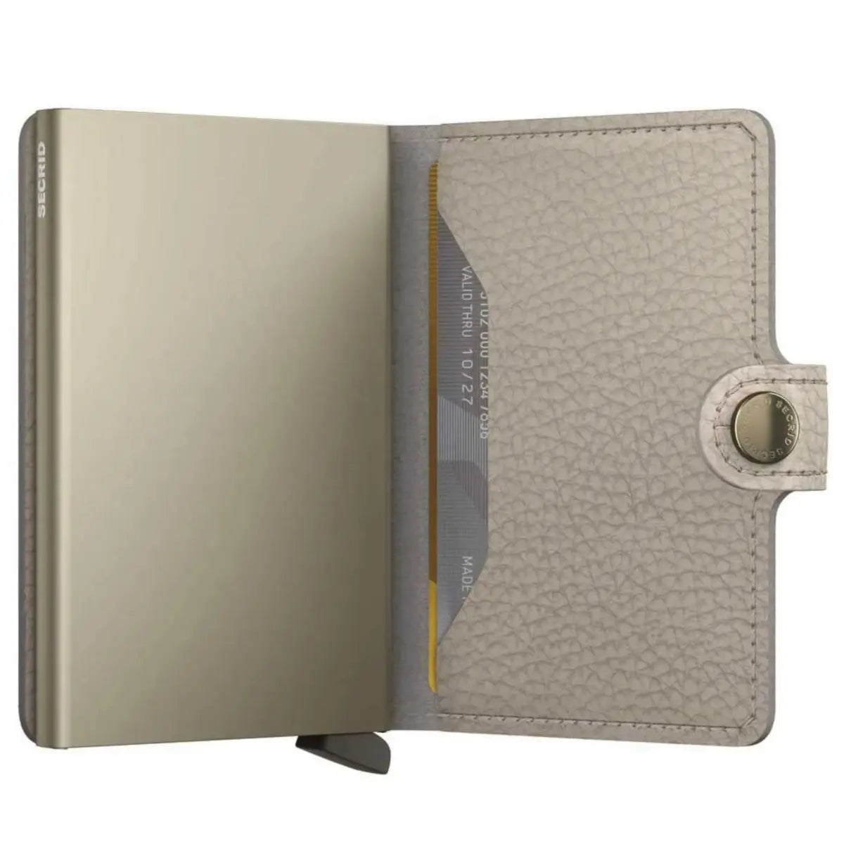 Secrid Miniwallet Compact RFID Wallet - Pebble Latte