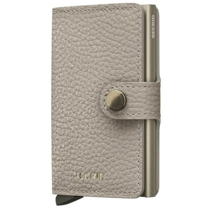 Secrid Miniwallet Compact RFID Wallet - Pebble Latte