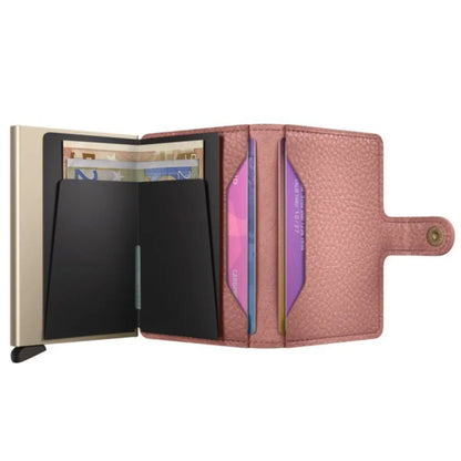 Secrid Miniwallet Compact RFID Wallet - Pebble Rose
