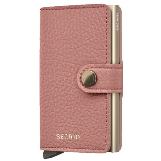 Secrid Miniwallet Compact RFID Wallet - Pebble Rose