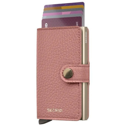 Secrid Miniwallet Compact RFID Wallet - Pebble Rose