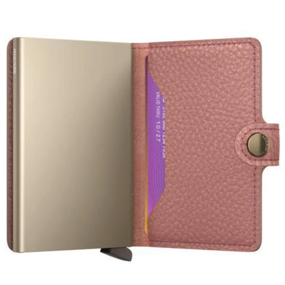 Secrid Miniwallet Compact RFID Wallet - Pebble Rose