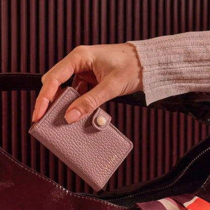 Secrid Miniwallet Compact RFID Wallet - Pebble Rose