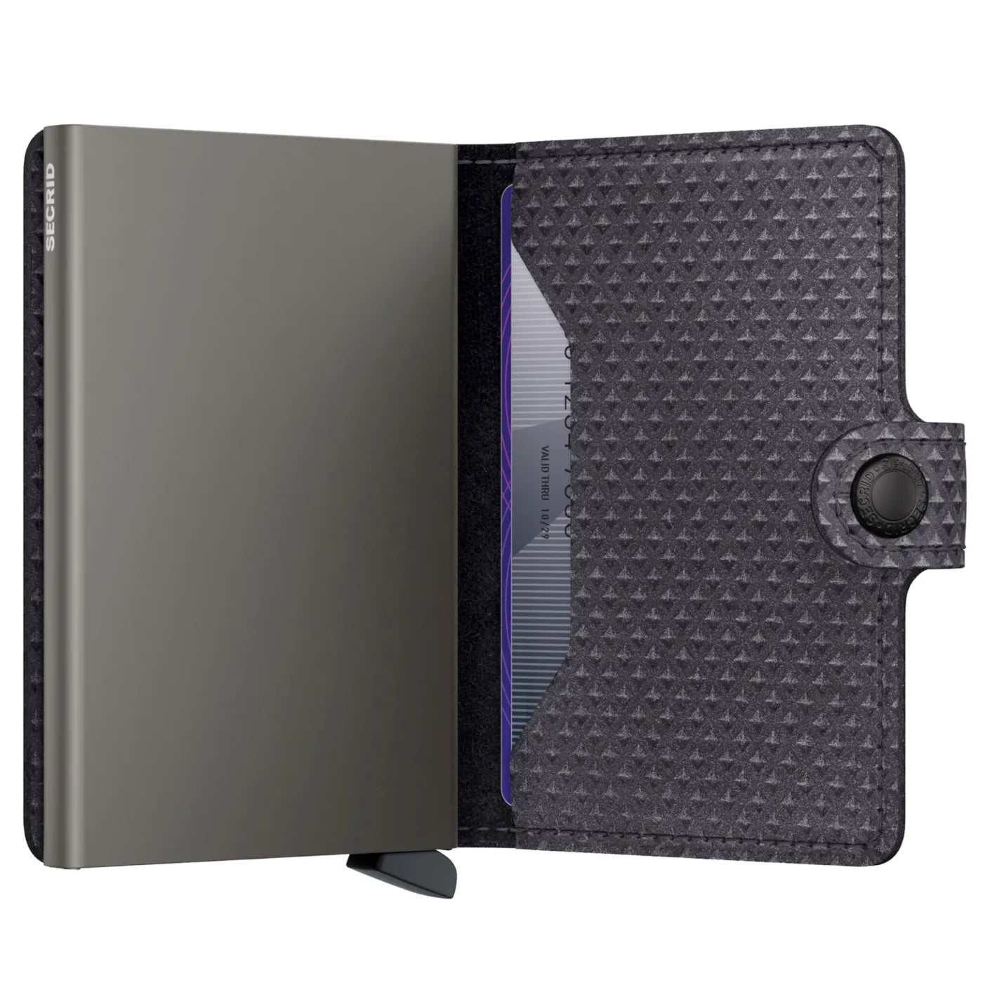 Secrid Miniwallet Compact RFID Wallet - Pyramid Grey