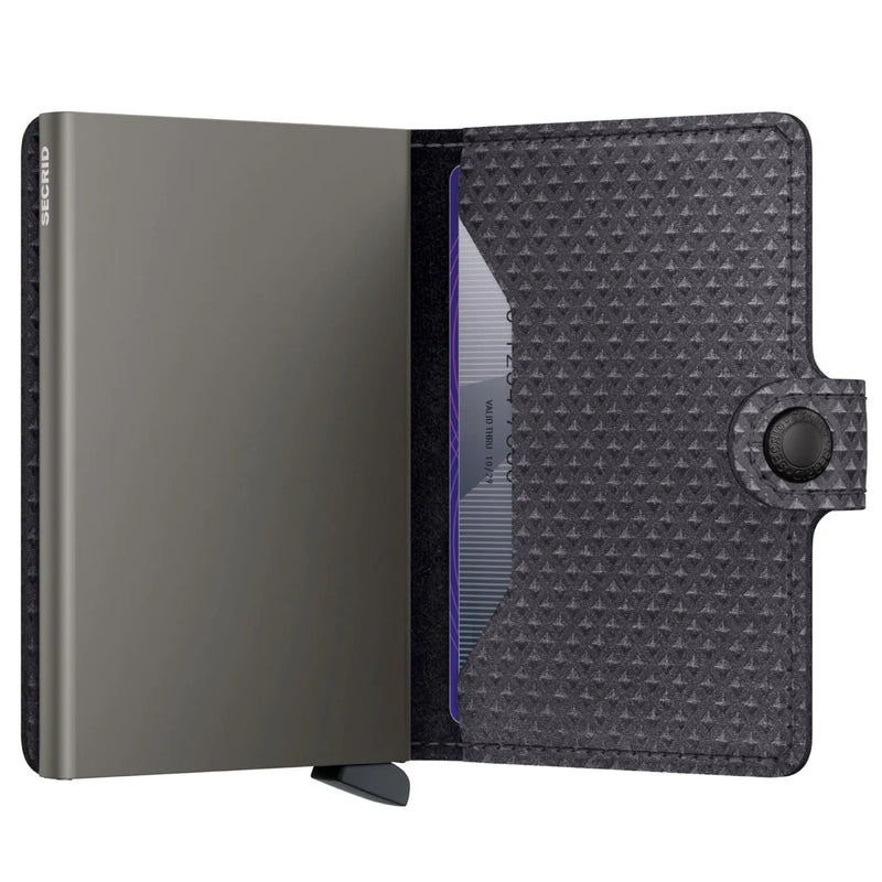 Secrid Miniwallet Compact RFID Wallet - Pyramid Grey