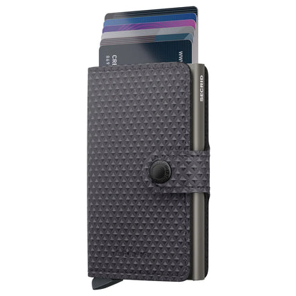Secrid Miniwallet Compact RFID Wallet - Pyramid Grey