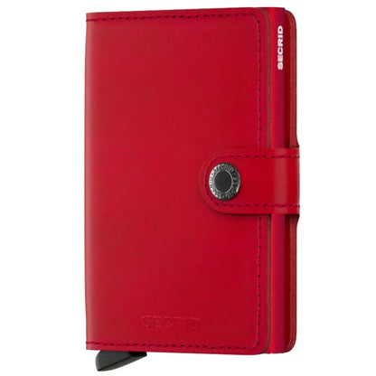 Secrid Miniwallet Compact RFID Wallet - Red Red