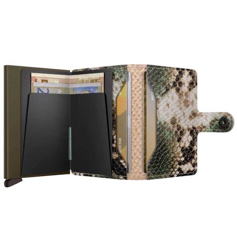 Secrid Miniwallet Compact RFID Wallet - Serpent Green