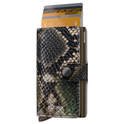 Secrid Miniwallet Compact RFID Wallet - Serpent Green