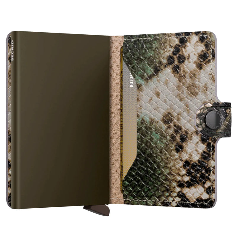 Secrid Miniwallet Compact RFID Wallet - Serpent Green
