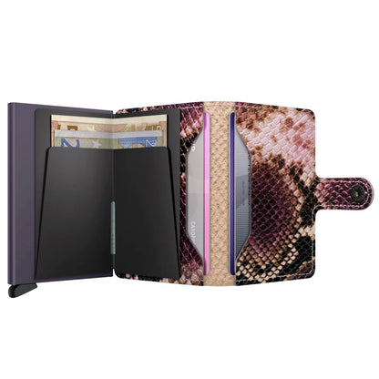 Secrid Miniwallet Compact RFID Wallet - Serpent Purple