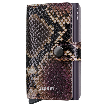 Secrid Miniwallet Compact RFID Wallet - Serpent Purple
