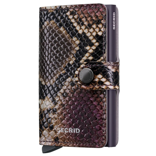 Secrid Miniwallet Compact RFID Wallet - Serpent Purple
