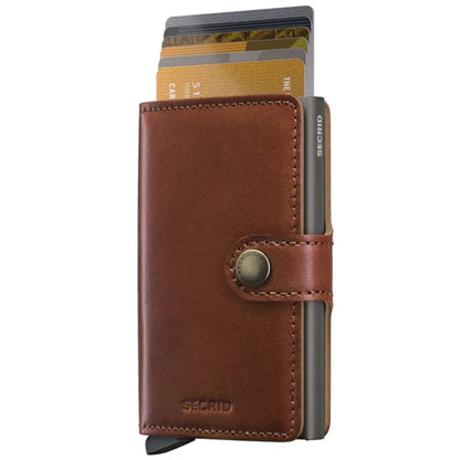 Secrid Miniwallet Compact RFID Wallet - Texano Saddle