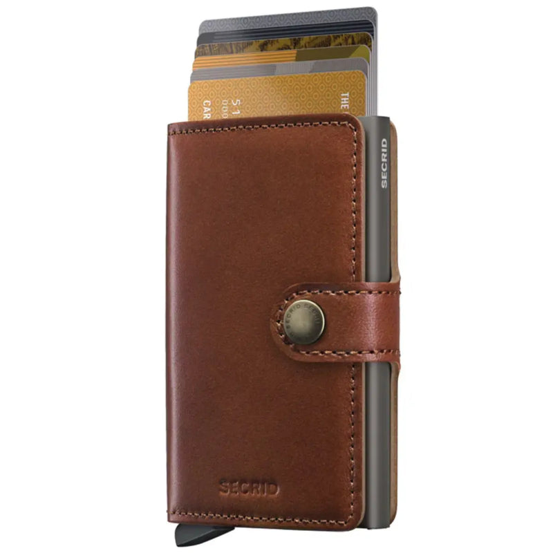 Secrid Miniwallet Compact RFID Wallet - Texano Saddle