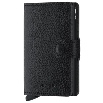 Secrid Miniwallet Compact RFID Wallet - Veg Tanned Black/Black