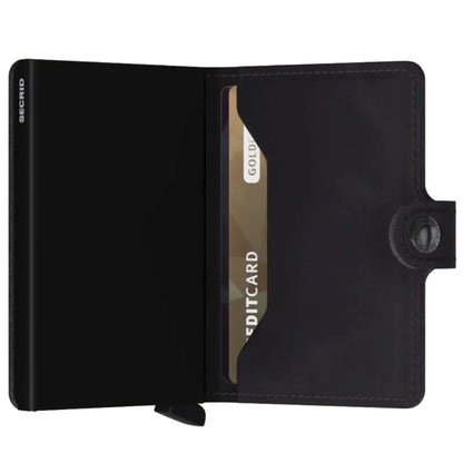 Secrid Miniwallet Compact RFID Wallet - Vintage Black