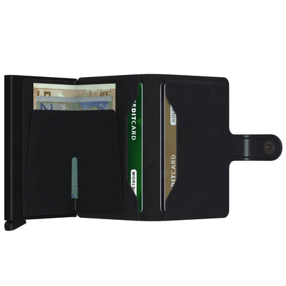 Secrid Miniwallet Compact RFID Wallet - Vintage Black