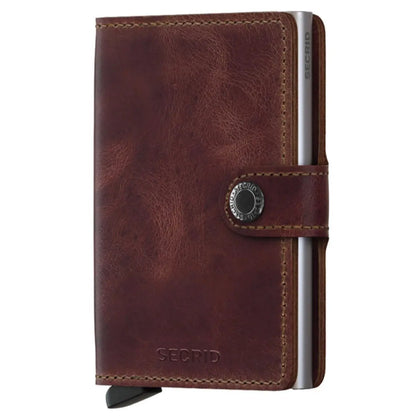 Secrid Miniwallet Compact RFID Wallet - Vintage Brown