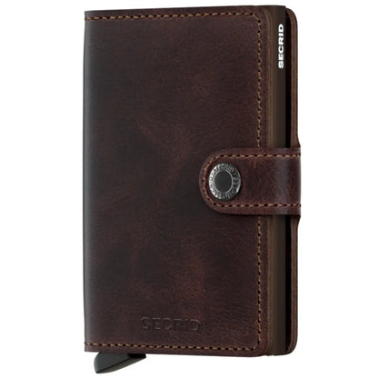 Secrid Miniwallet Compact RFID Wallet - Vintage Chocolate