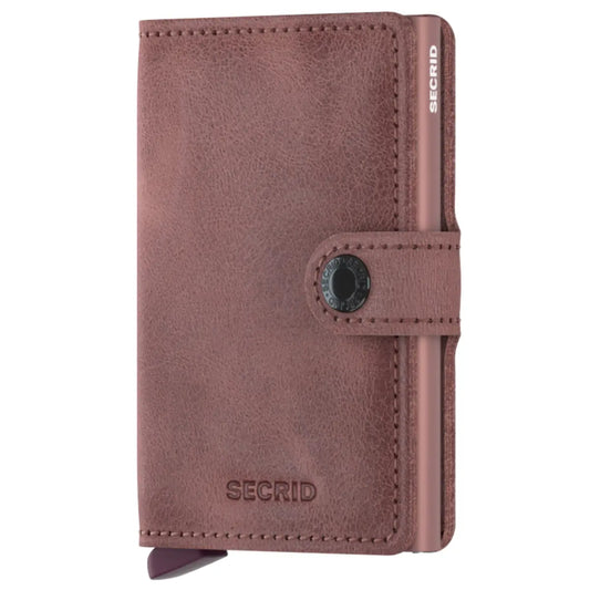 Secrid Miniwallet Compact RFID Wallet - Vintage Mauve
