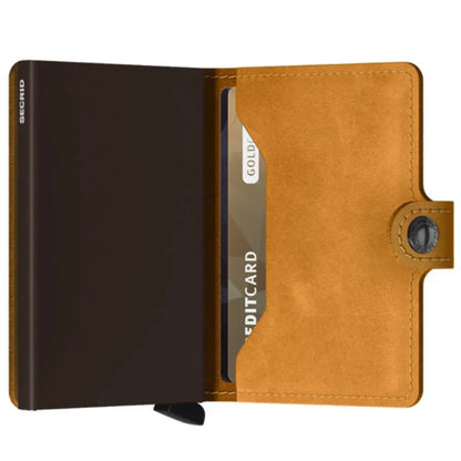 Secrid Miniwallet Compact RFID Wallet - Vintage Ochre