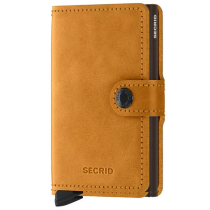 Secrid Miniwallet Compact RFID Wallet - Vintage Ochre