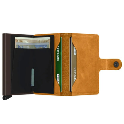 Secrid Miniwallet Compact RFID Wallet - Vintage Ochre