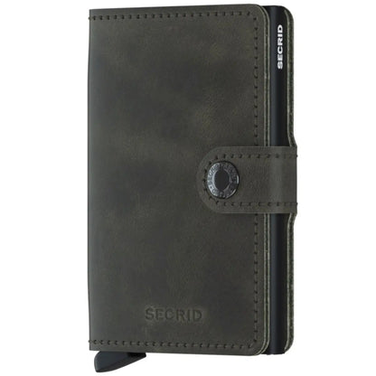 Secrid Miniwallet Compact RFID Wallet - Vintage Olive Black