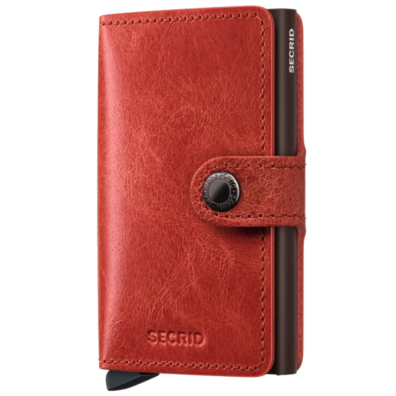 Secrid Miniwallet Compact Wallet - Vintage Orange