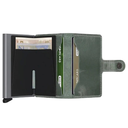 Secrid Miniwallet Compact RFID Wallet - Vintage Sage