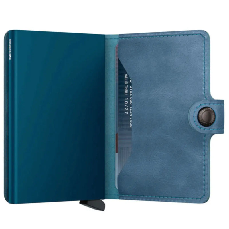 Secrid Miniwallet Compact RFID Wallet - Vintage Teal