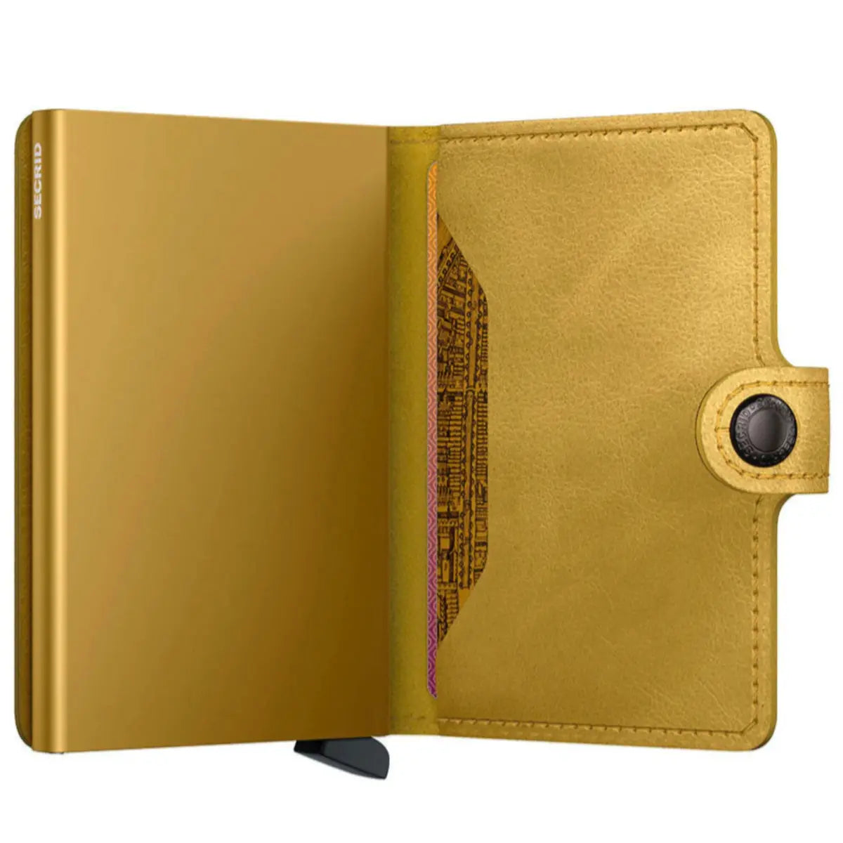 Secrid Miniwallet Compact RFID Wallet - Vintage Yellow
