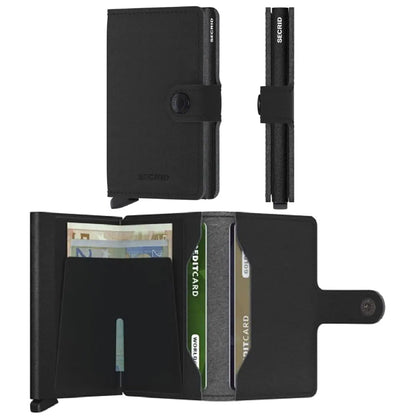 Secrid Miniwallet Compact Wallet - Yard Powder Black