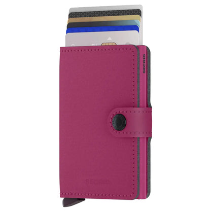 Secrid Miniwallet Compact RFID Wallet - Yard Powder Fuchsia