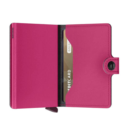 Secrid Miniwallet Compact RFID Wallet - Yard Powder Fuchsia